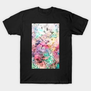 Floral Birds Celestes Studio© T-Shirt